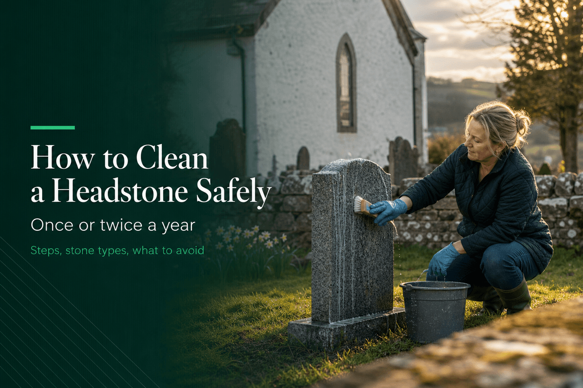 How to Clean a Headstone Safely: An Irish Guide