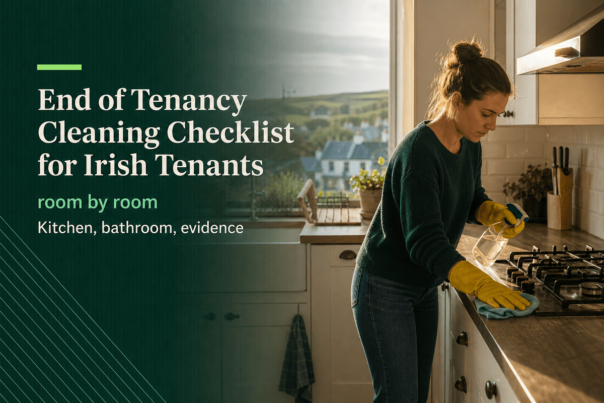 End of Tenancy Cleaning Checklist for Irish Tenants