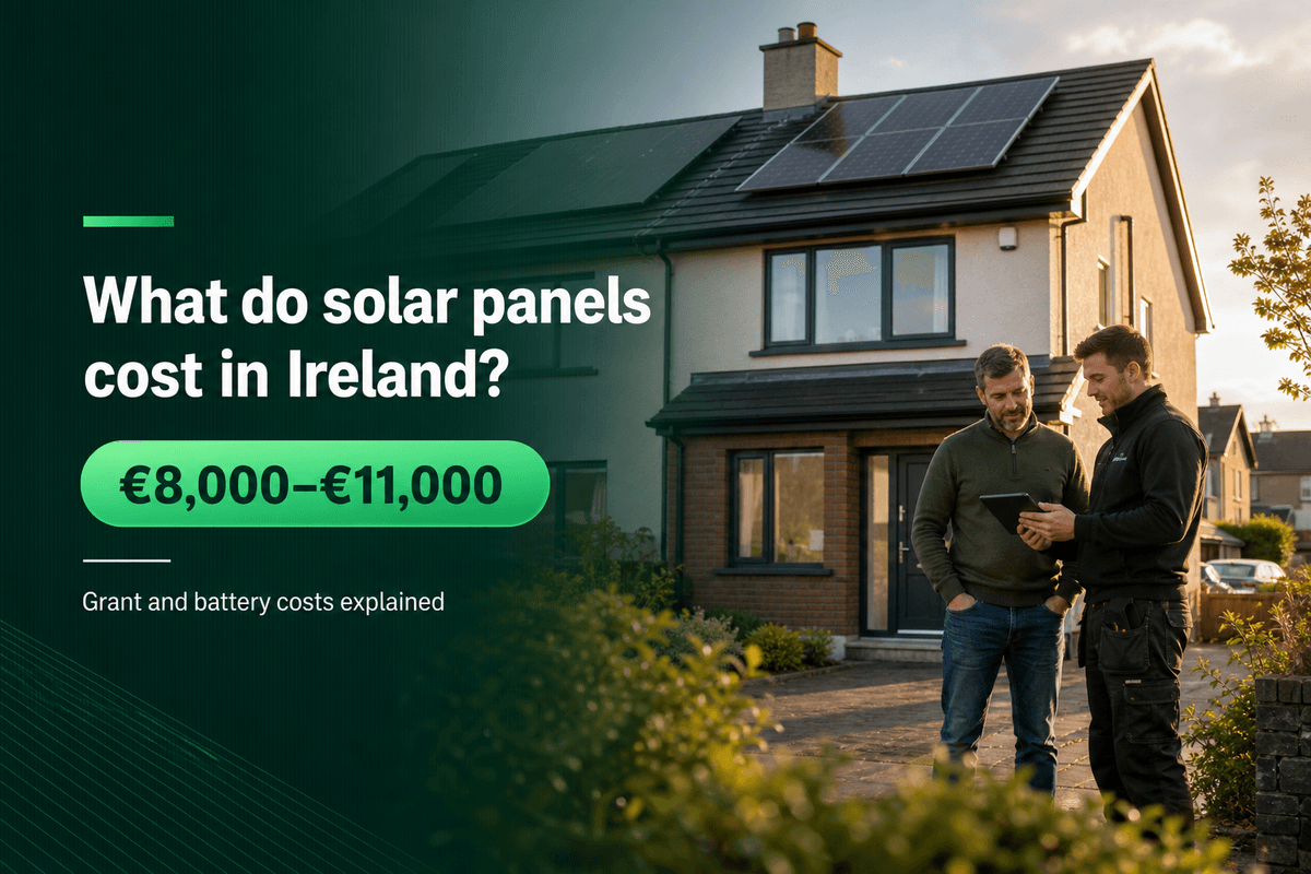 What do solar panels cost in Ireland? A 2026 guide