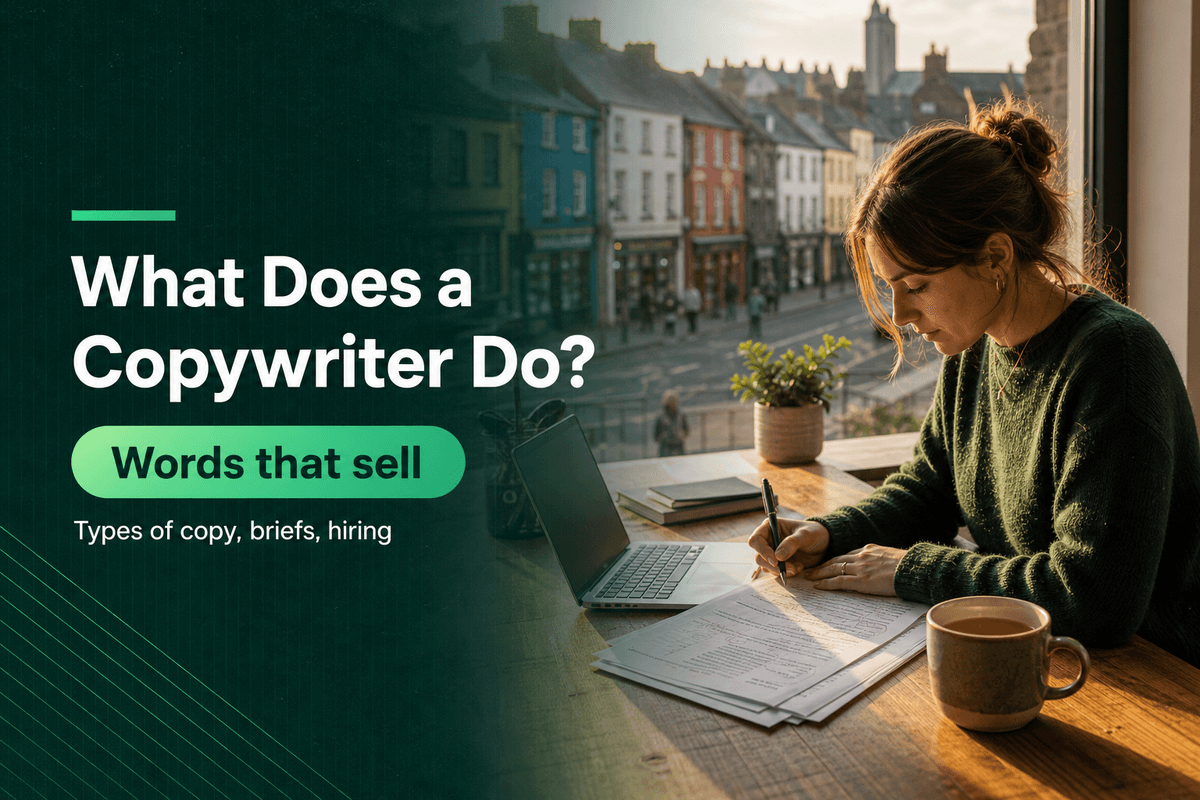 What Does a Copywriter Do? A Guide for Irish Businesses