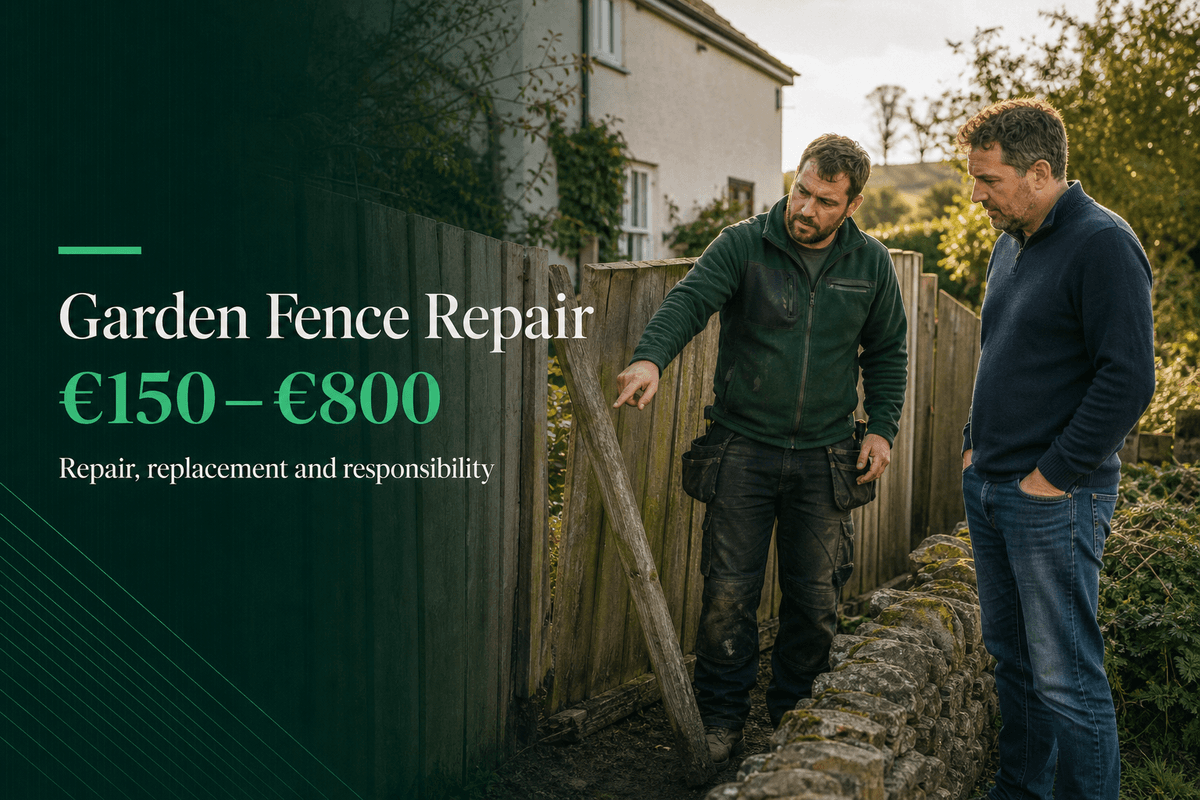 Garden Fence Repair: A Practical Irish Homeowner Guide