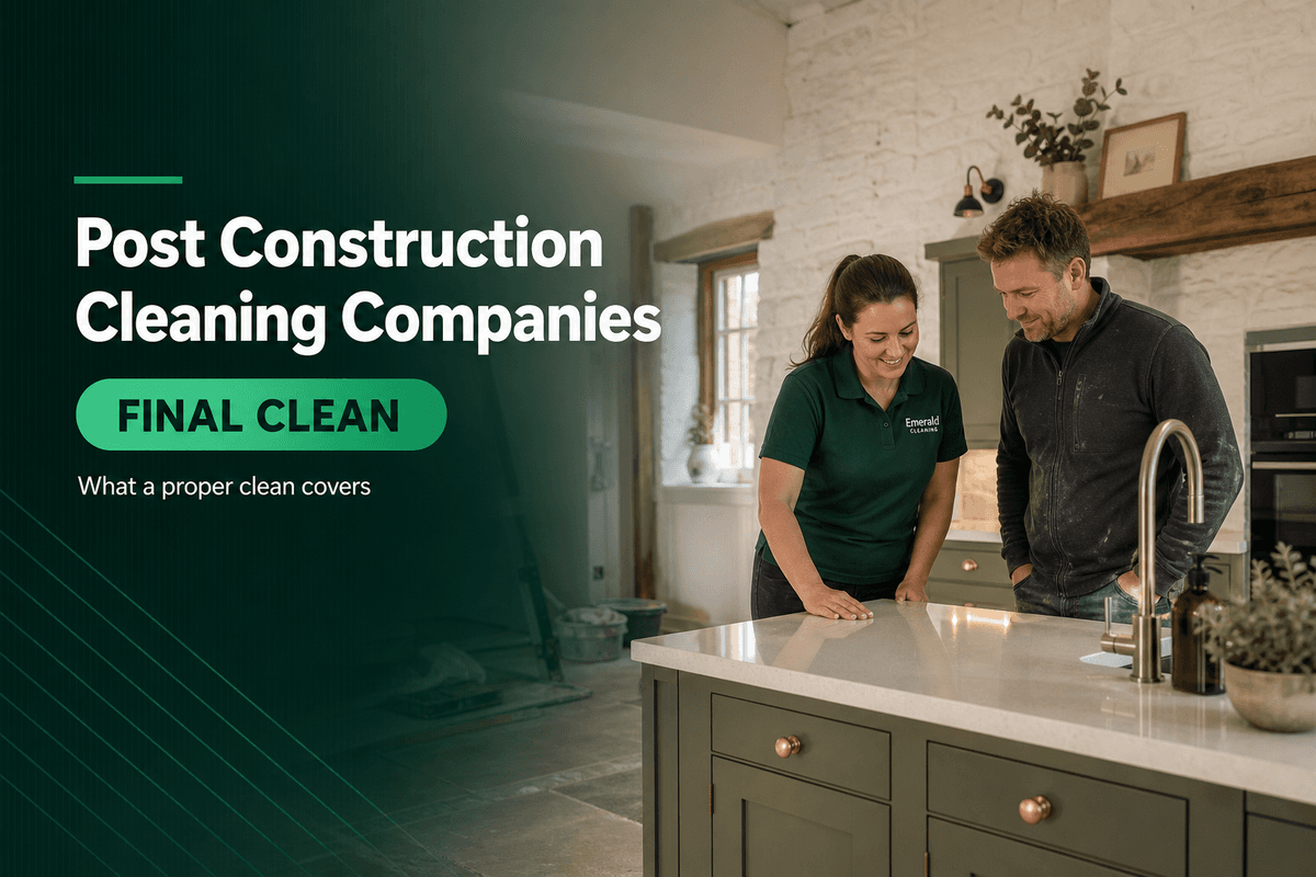 Post Construction Cleaning Companies: A Homeowner's Guide