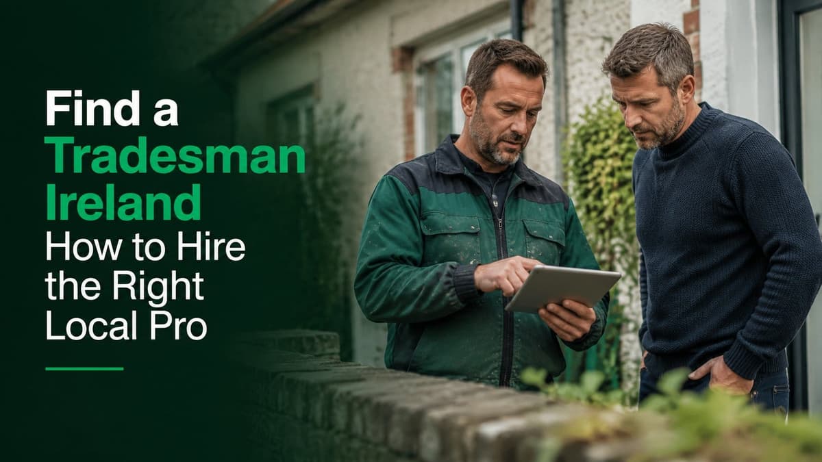 Find a Tradesman Ireland How to Hire the Right Local Pro