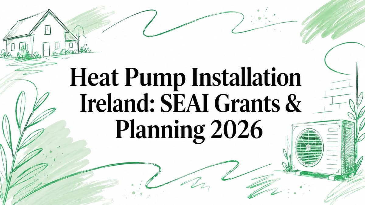 Heat Pump Installation Ireland: SEAI Grants & Planning 2026