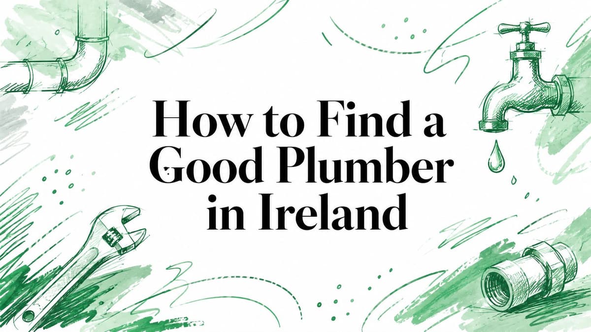 How to Find a Good Plumber in Ireland