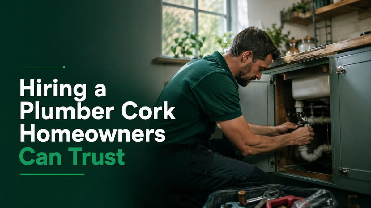 Hiring a Plumber Cork Homeowners Can Trust