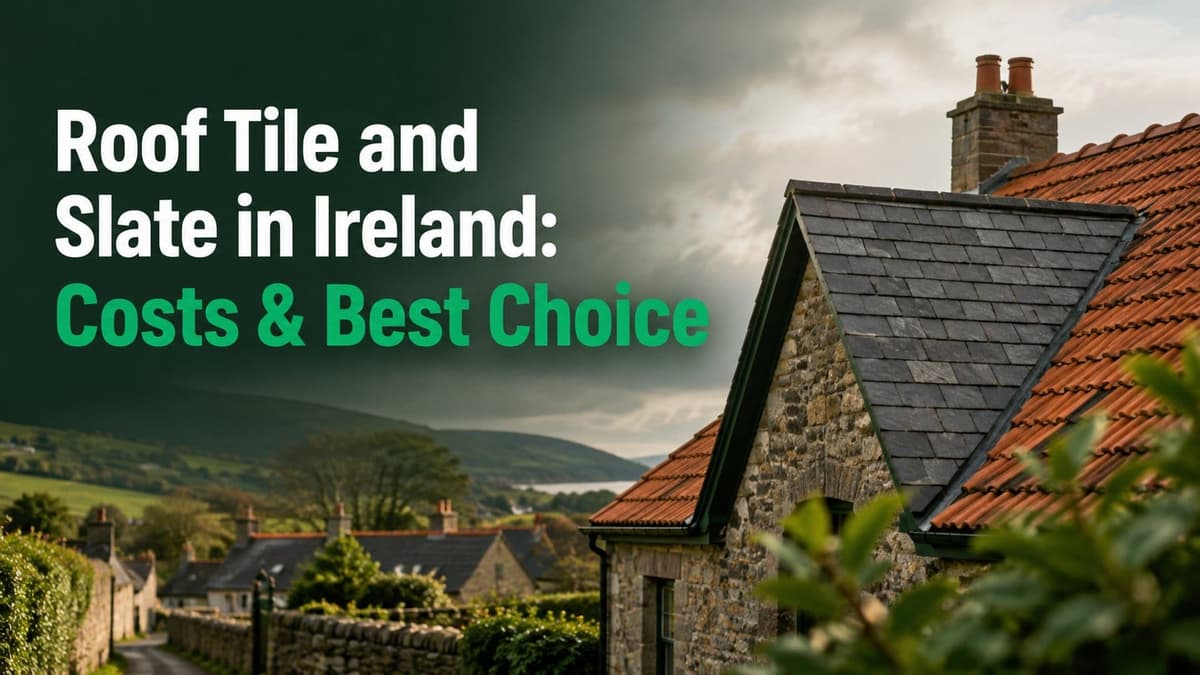 Roof Tile and Slate in Ireland: Costs & Best Choice