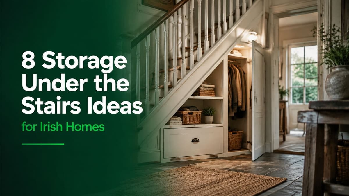 8 Storage Under the Stairs Ideas for Irish Homes