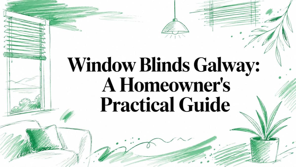 Window Blinds Galway: A Homeowner's Practical Guide
