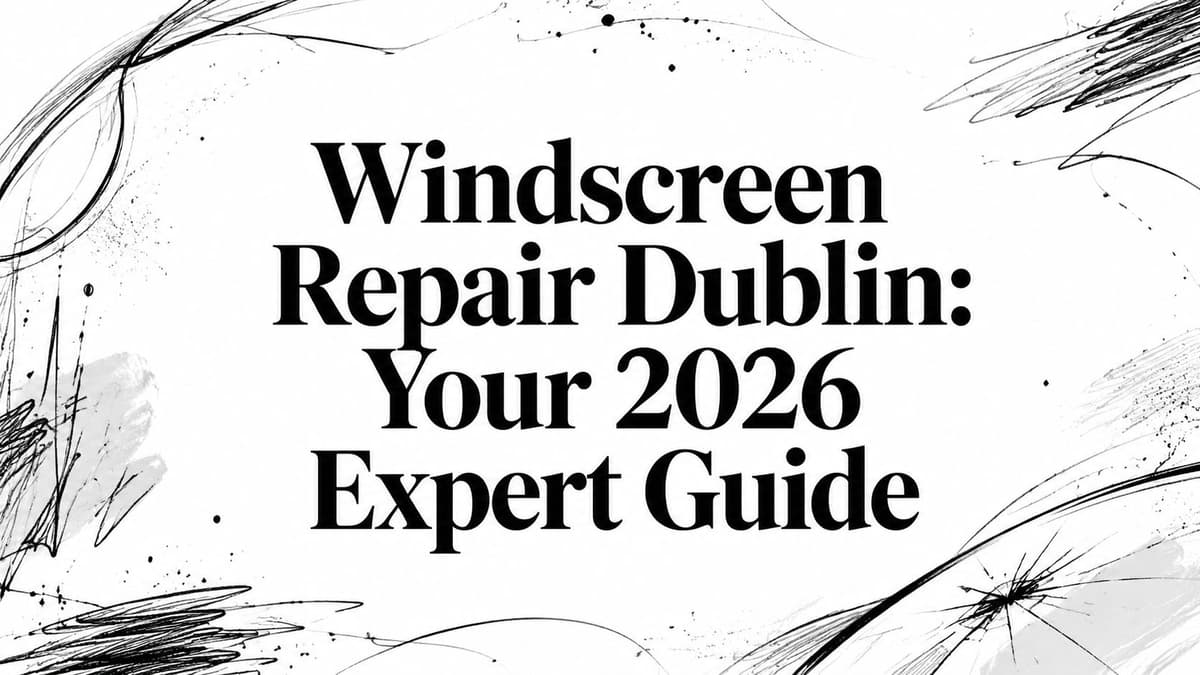 Windscreen Repair Dublin: Your 2026 Expert Guide