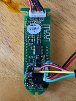Swap electric scooter control board wiring - old to new part
